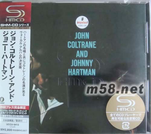 JOHN COLTRANE & JOHNNY HARTMAN(SHM-CD系列日本版)專輯正面圖片