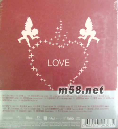 LOVE 06情歌集專輯背面圖片