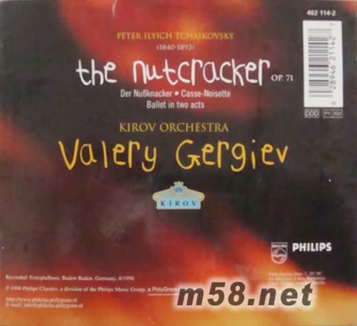 胡桃夾子Tchaikovsky: The Nutcracker 柴可夫斯基專輯背面圖片