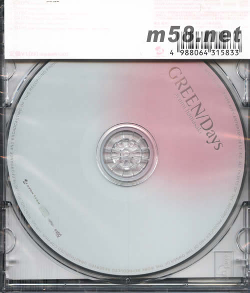 GREEN Days(日本單CD)專輯背面圖片
