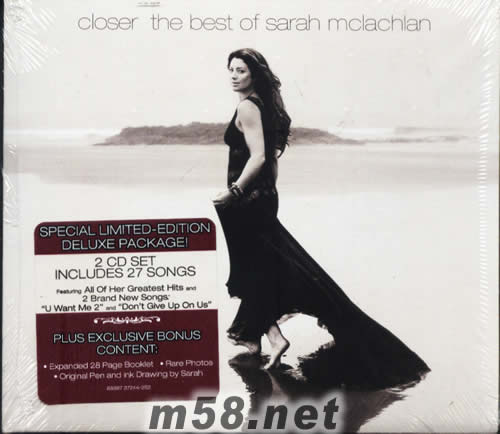 CLOSER THE BEST OF SARAH MCLACHLAN(2CD美國(guó)版)專輯正面圖片