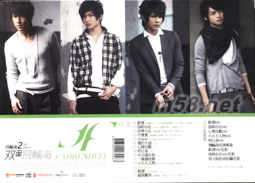 雙面飛輪海(亞洲全勝慶功版)港版專輯背面圖片