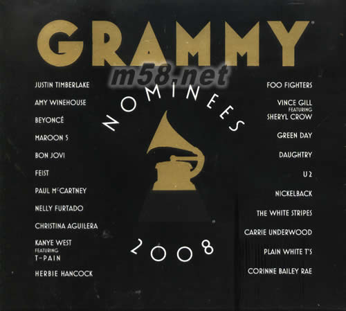 2008 GRAMMY NOMINEES專輯正面圖片