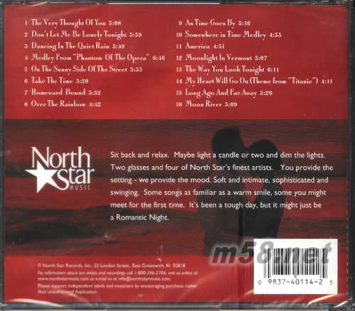 浪漫之夜專輯背面圖片