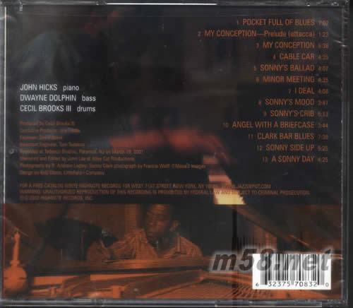 MUSIC IN THE KEY OF CLARK專輯背面圖片