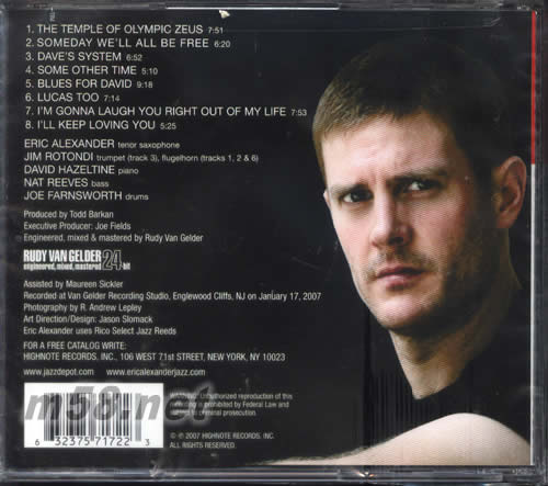 TEMPLE OF OLYMPIC ZEUS專輯背面圖片