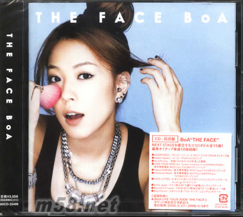 THE FACE(CD日本初回版)專輯正面圖片