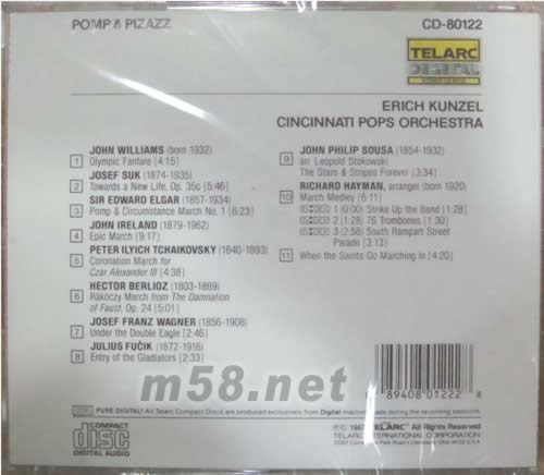 Pomp & Pizazz 華麗威猛的進(jìn)行曲專輯背面圖片