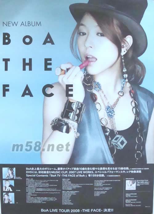 THE FACE 日本原版海報海報正面圖片