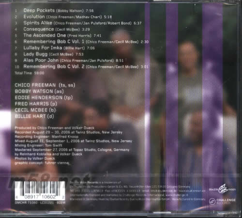 SPIRITS ALIKE 爵士烈酒專輯背面圖片