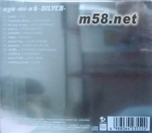 ayu mi x 6 SILVER(日本初回限定版)專輯背面圖片