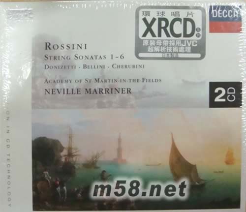羅西尼ROSSINI:STRING SONATAS 1-6 XRCD專輯正面圖片