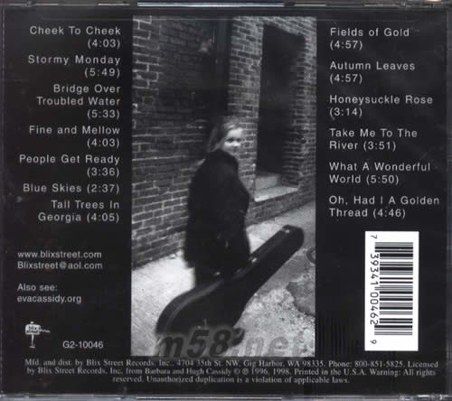 憂傷小路酒吧 LIVE AT BLUES ALLEY 民謠專輯背面圖片