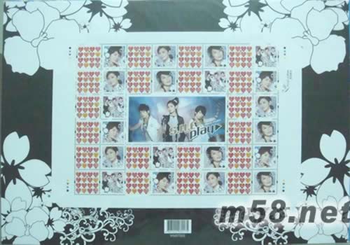 S.H.E限量紀念郵票郵票正面圖片