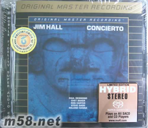 CONCIERTO (爵士吉它SACD)專輯正面圖片