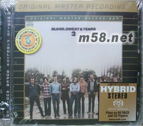 Blood, Sweat & Tears 3 SACD專輯正面圖片