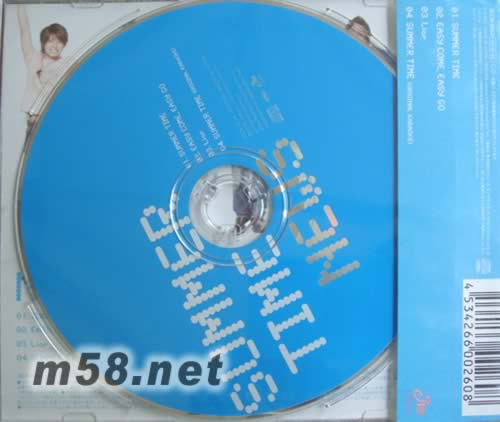 SUMMER TIME(日本初回版)專輯背面圖片