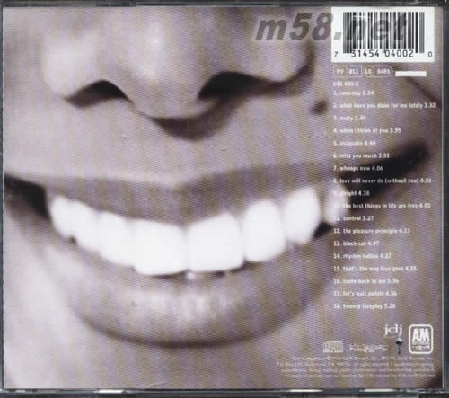 DESIGN OF A DECADE 1986/1996專輯背面圖片