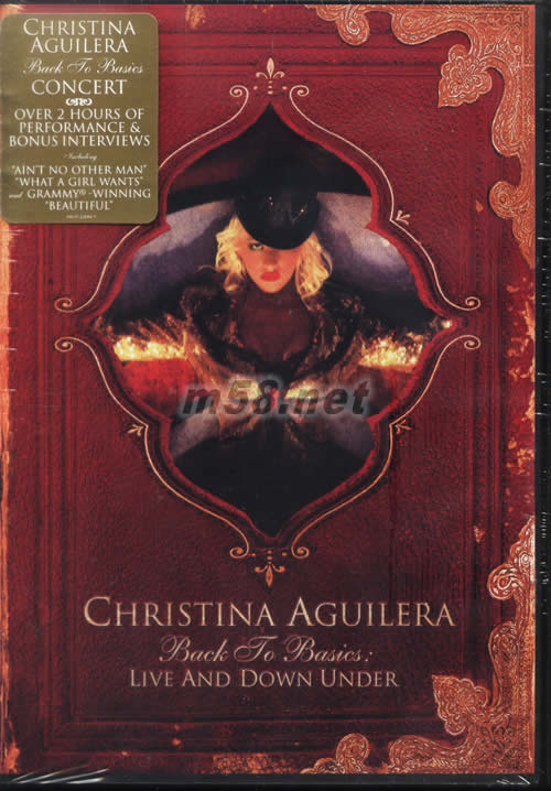 天生歌姬澳洲現(xiàn)場(chǎng)演唱會(huì)BACK TO BASICS LIVE AND DOWN UNDER DVD專輯正面圖片