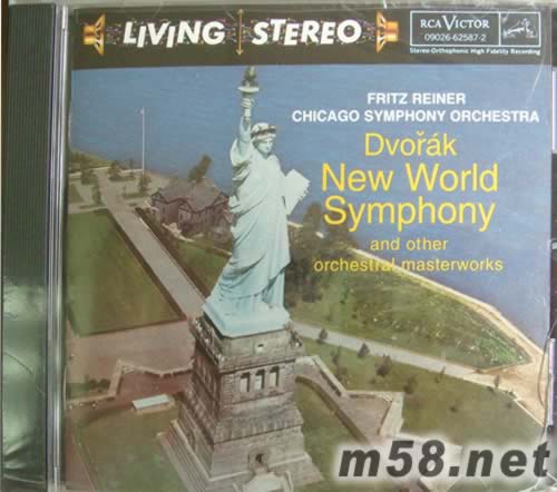 德沃夏克DVORAK NEW WORLD 新世界交響曲 自由女神(LIVING STEREO 逼真立體聲系列)專輯正面圖片