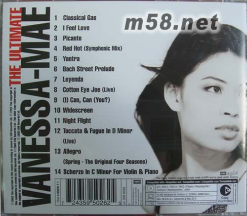 THE ULTIMATE專輯背面圖片