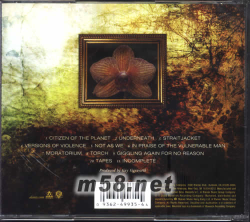 FLAVORS OF ENTANGLEMENT(加拿大版)專輯背面圖片