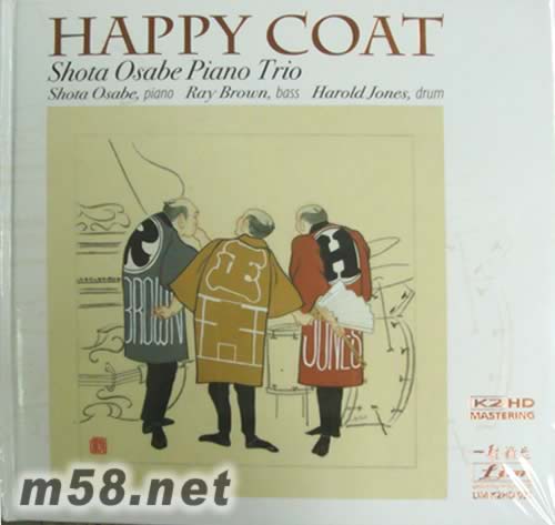HAPPY COAT 鋼琴、貝絲、鼓三重奏 K2HD專輯正面圖片