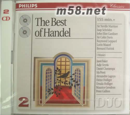 亨德?tīng)栕髌肪xTHE BEST OF HANDEL(PHILIPS系列老版)專輯正面圖片