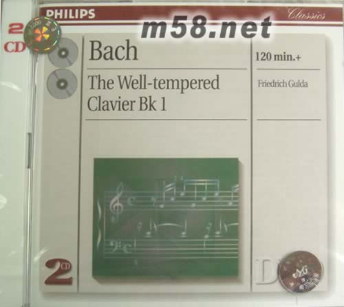 THE WELL TEMPERED CLAVIER BK 1(PHILIPS系列)專輯正面圖片