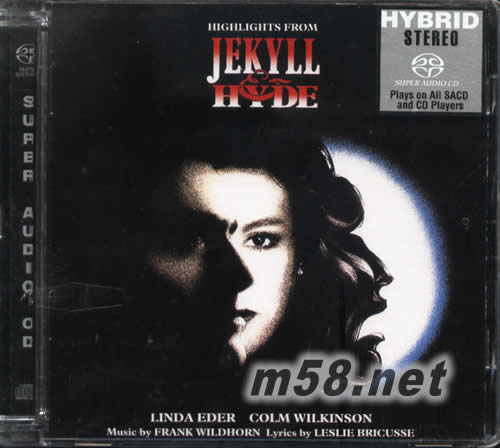 鬼醫JEKYLL HYDE(變身怪醫) 電影原聲SACD專輯正面圖片