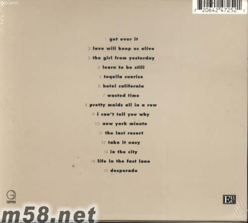 HELL FREEZES OVER專輯背面圖片