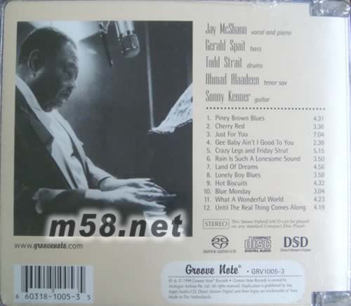 What A Wonderful World世界真美好SACD專輯背面圖片