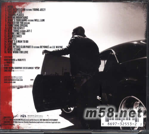 HERE I STAND王者天下專輯背面圖片