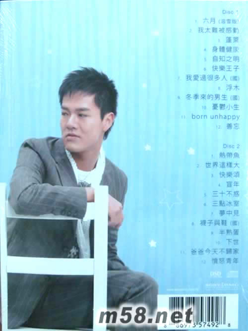 快樂王子 精選專輯背面圖片