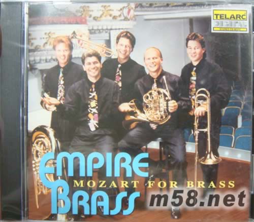 Mozart for Brass 銅管五重奏專輯正面圖片
