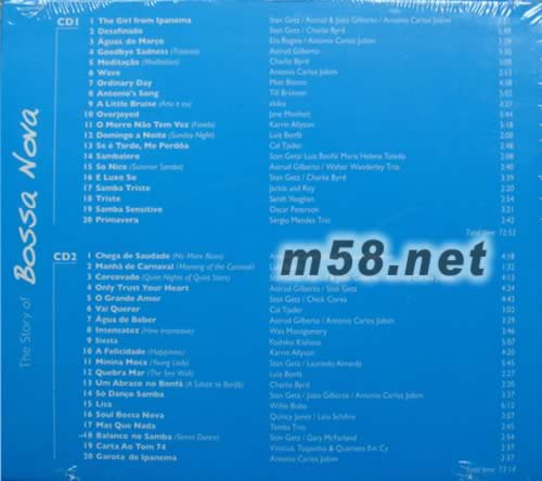 THE STORY OF BOSSA NOVA(藍色封面)專輯背面圖片