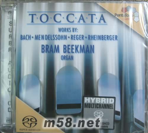 史上200年最著名的管風琴音樂 SACD專輯正面圖片