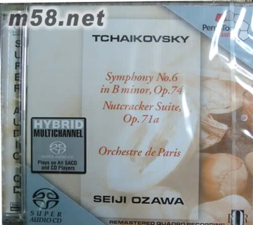 TCHAIKOVSKY Symphony No.6 in B minor, Op.74Nutcracker Suite, Op.71a SACD專輯正面圖片