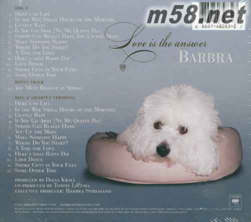 Love Is The Answer專輯背面圖片