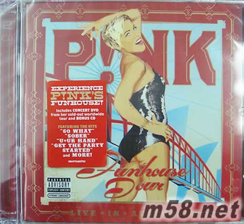 Funhouse Tour: Live In Australia 游樂園里 港版專輯正面圖片