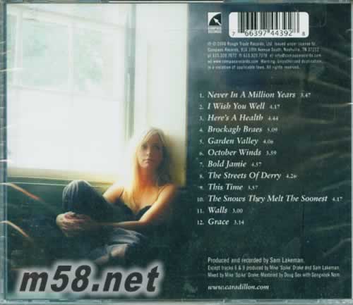 AFTER THE MORNING 美版專輯背面圖片