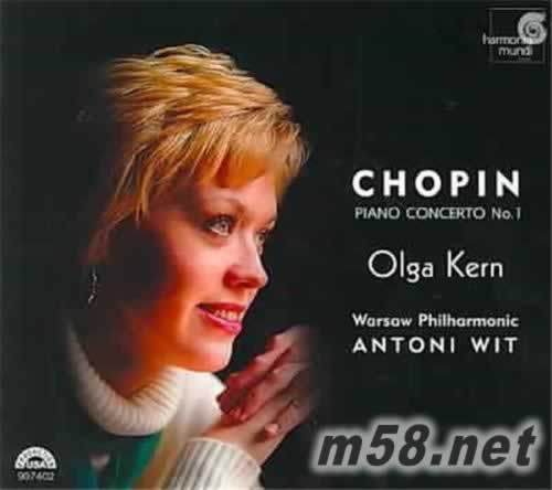 Chopin: Piano Concerto no 1 Antoni Wi t肖邦:鋼琴協奏曲1號 安東尼威特專輯正面圖片