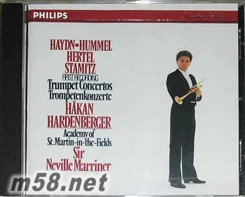 海頓,赫特爾,胡梅爾,施泰米茨: 小號協奏曲專輯正面圖片