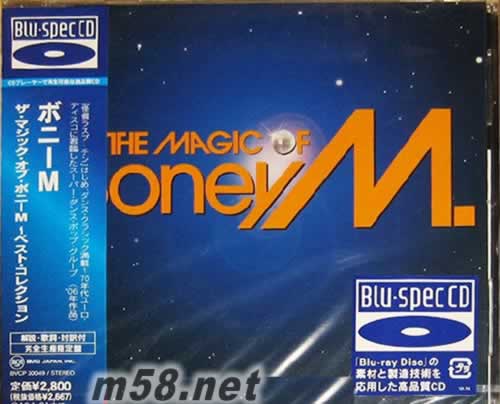 THE MAGIC OF BONEY M 藍光CD 日本版專輯正面圖片