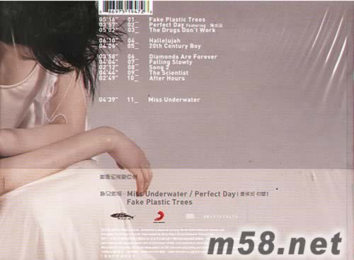 選自我 我自選 SELF SELECTED 牛皮紙瓶中信專輯背面圖片