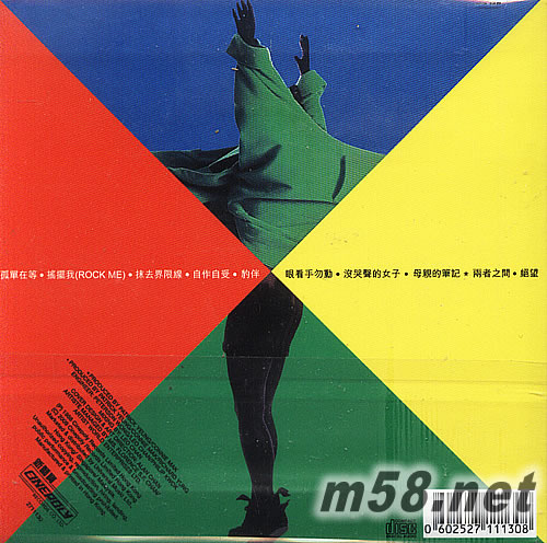 COME ON ROCK 環球復黑王專輯背面圖片