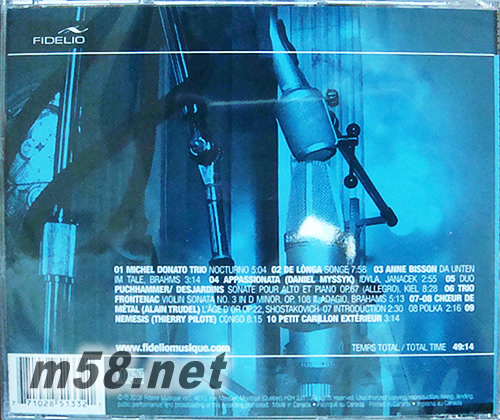 FESTIVAL SON & IMAGE 試音大師 3專輯背面圖片