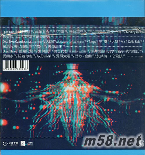 EYE FEVER 09演唱會專輯背面圖片