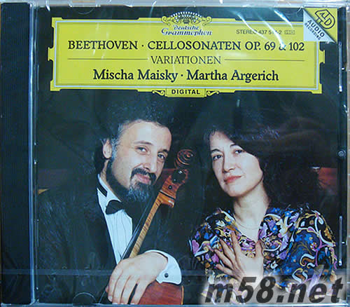 鋼琴與大提琴 BEETHOVEN:CELLOSONATEN OP.69 & 102專輯正面圖片