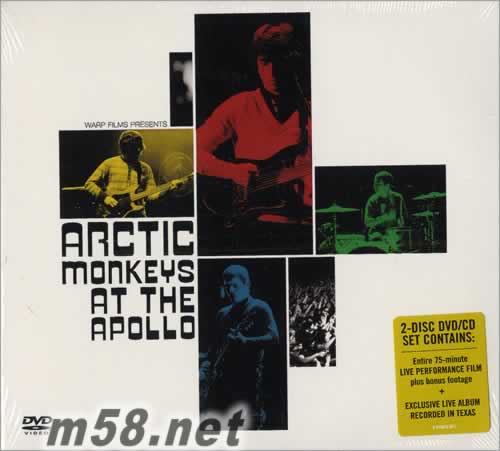 阿波羅現場 Arctic Monkeys At The Apollo CD+DVD 美版專輯正面圖片